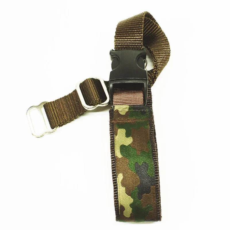 Secret Powers Micro 1" Training Collar - Camo on Brown