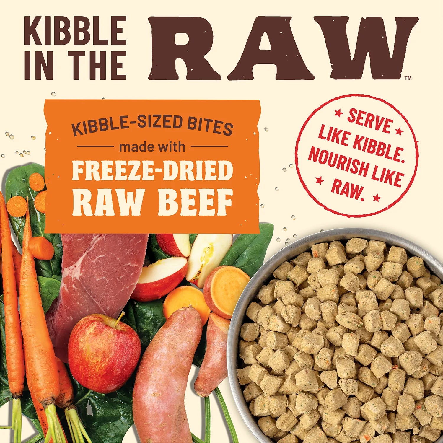 Primal Kibble in the Raw FRESH Freeze Dried Dog Food