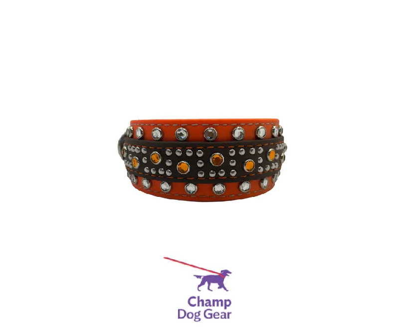 In STOCK - Dark Brown / Orange MegaBling 8