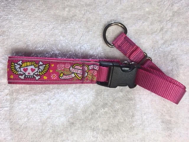 Secret Powers 1" Micro Training Collar - Raspberry Tattoo