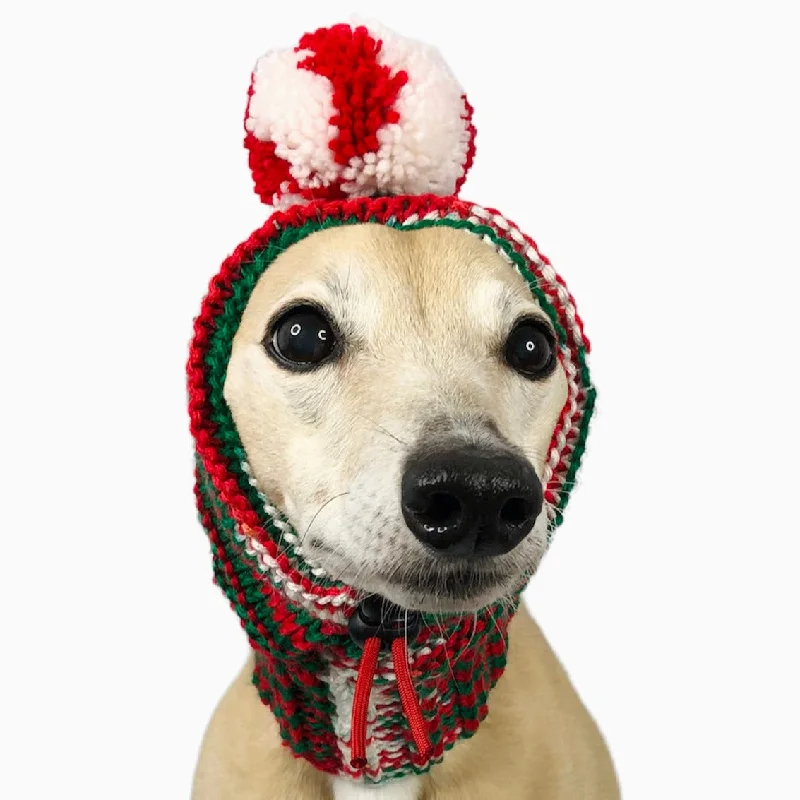 Christmas Pompom Hat