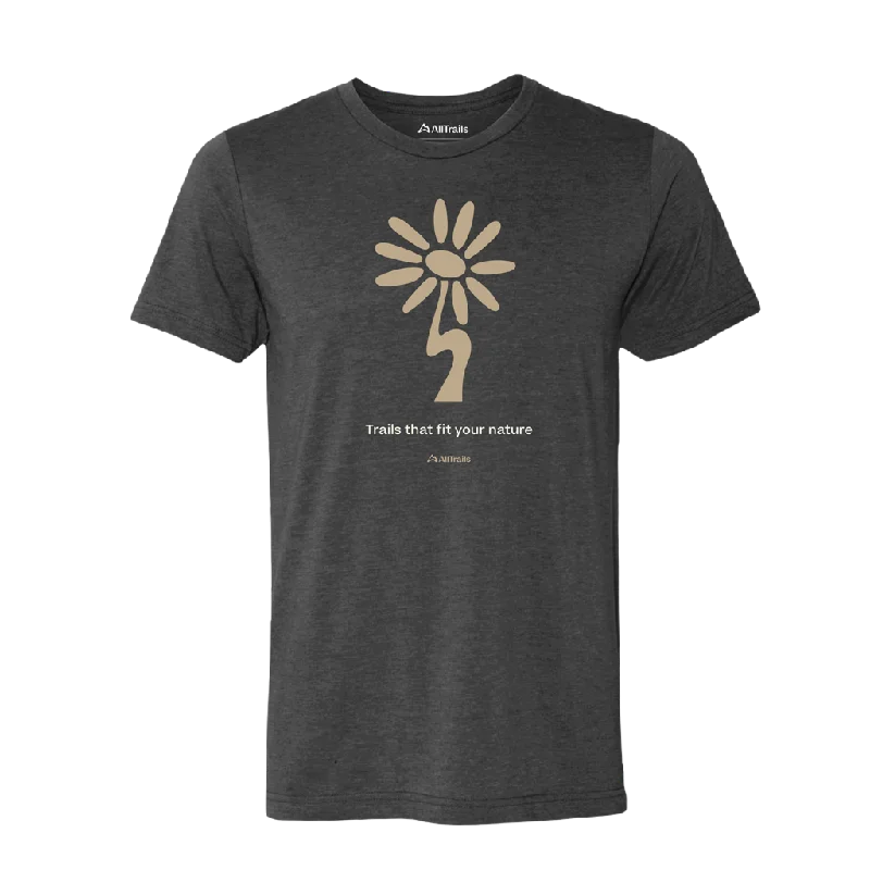 Wildflower Tee - Charcoal