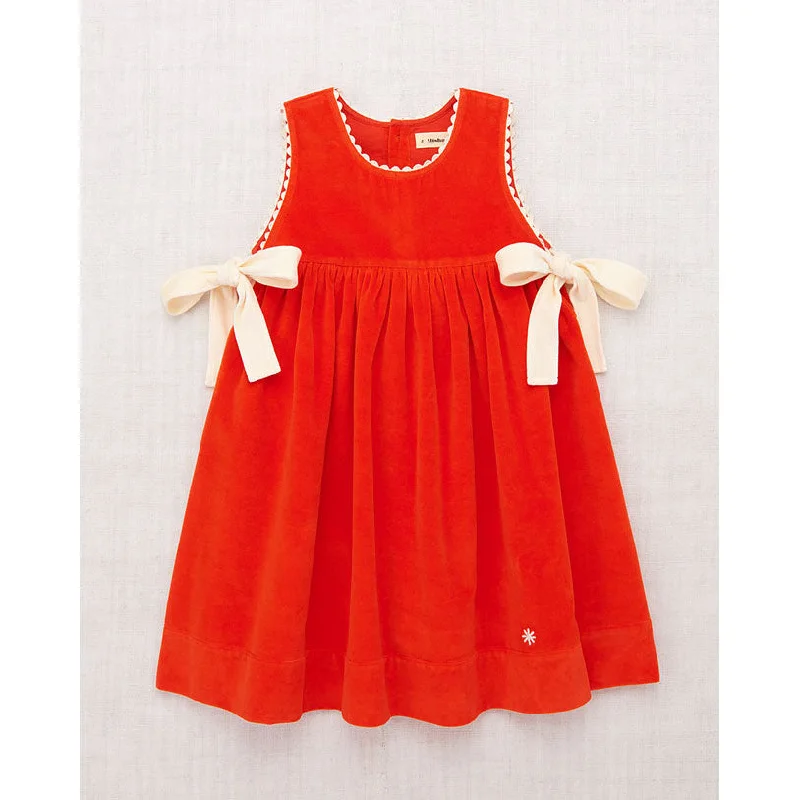 Misha and Puff Red Flame Velvet Esme Dress