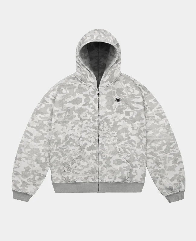 ALL OVER CAMO ZIP