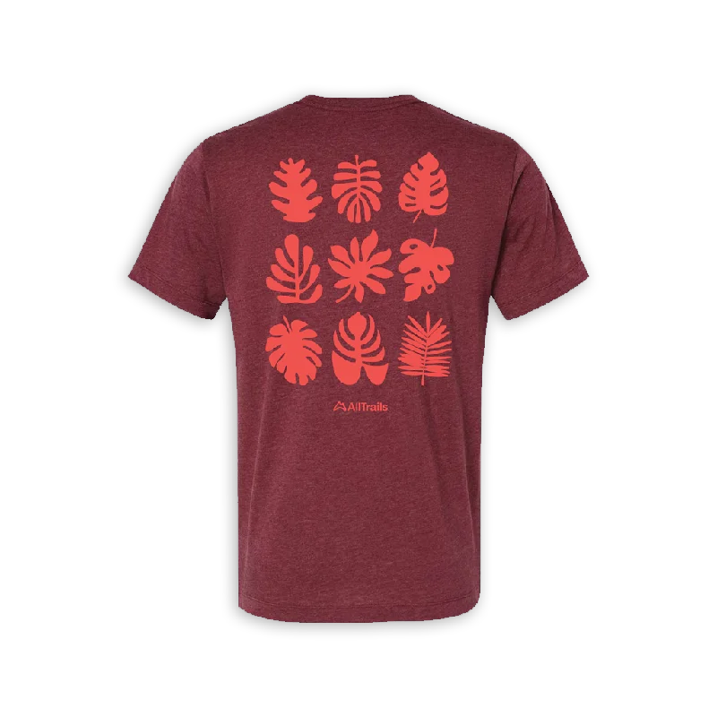 Foliage Tee - Heather Red