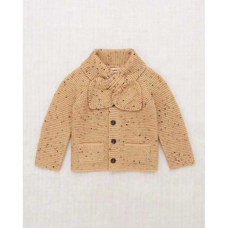 Misha and Puff Camel Confetti Scout Baby Cardigan