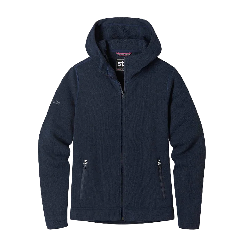 AllTrails × Stio Women's Sweetwater Fleece Full Zip - Mountain Shadow Heather