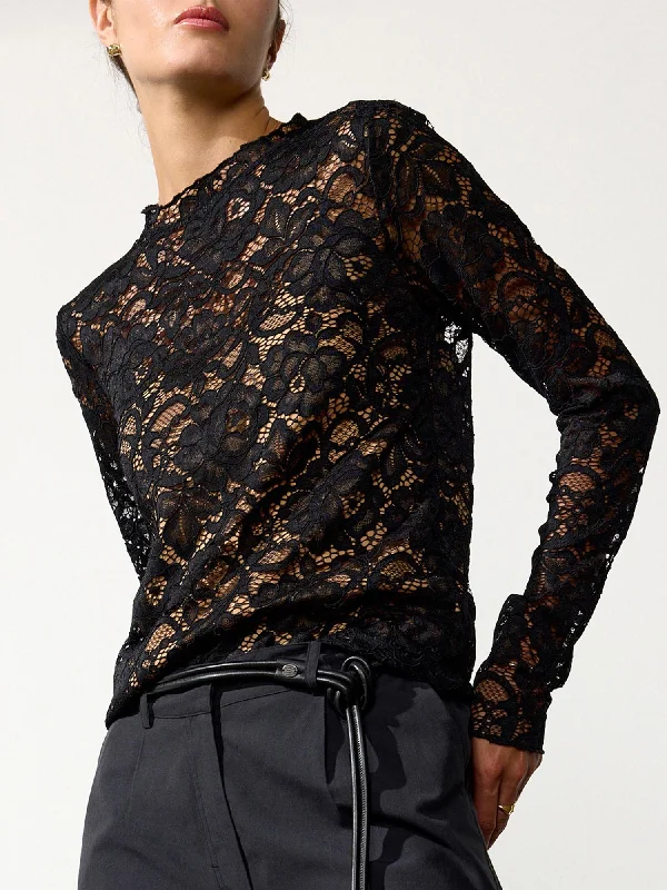 The Donne Floral Lace Top