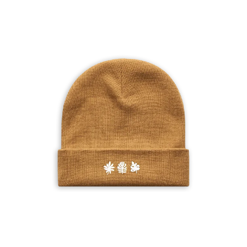 Foliage Beanie - Saddle