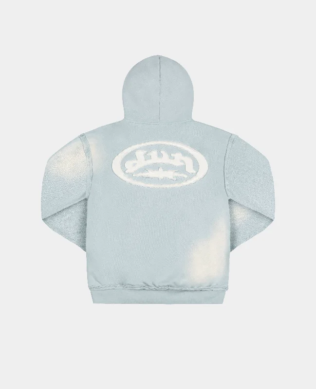 BLUE RAW MILLITARY HOODIE