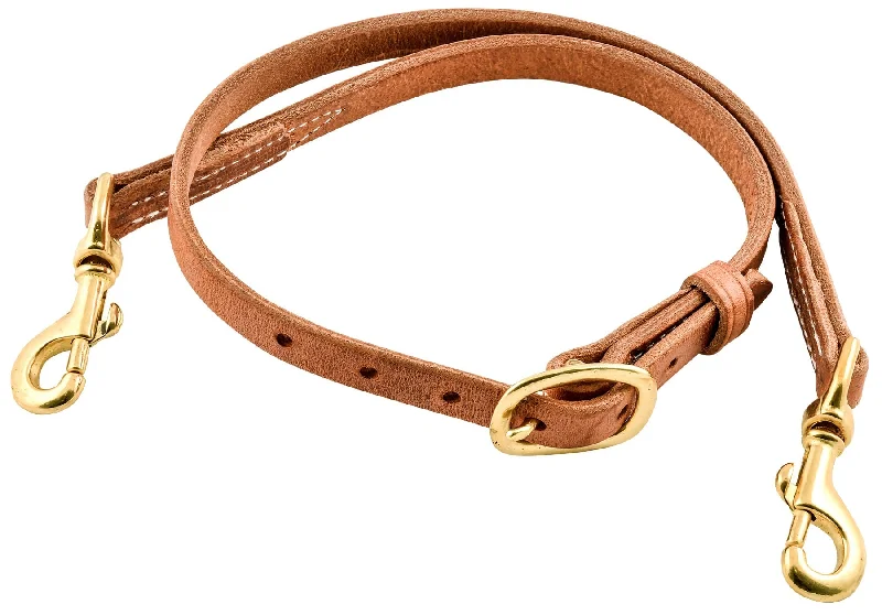 Berlin Leather Adjustable Tie Down for Horses