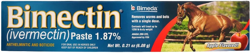 Bimectin Paste Horse Dewormer, 1-dose