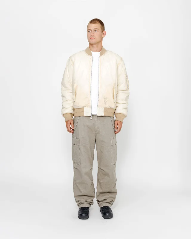 WAXED BUILT BOMBER JACKET