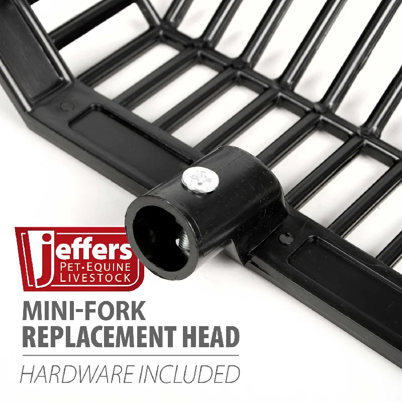 Jeffers 12 Tine Mini-Fork Replacement Head (hardware included)