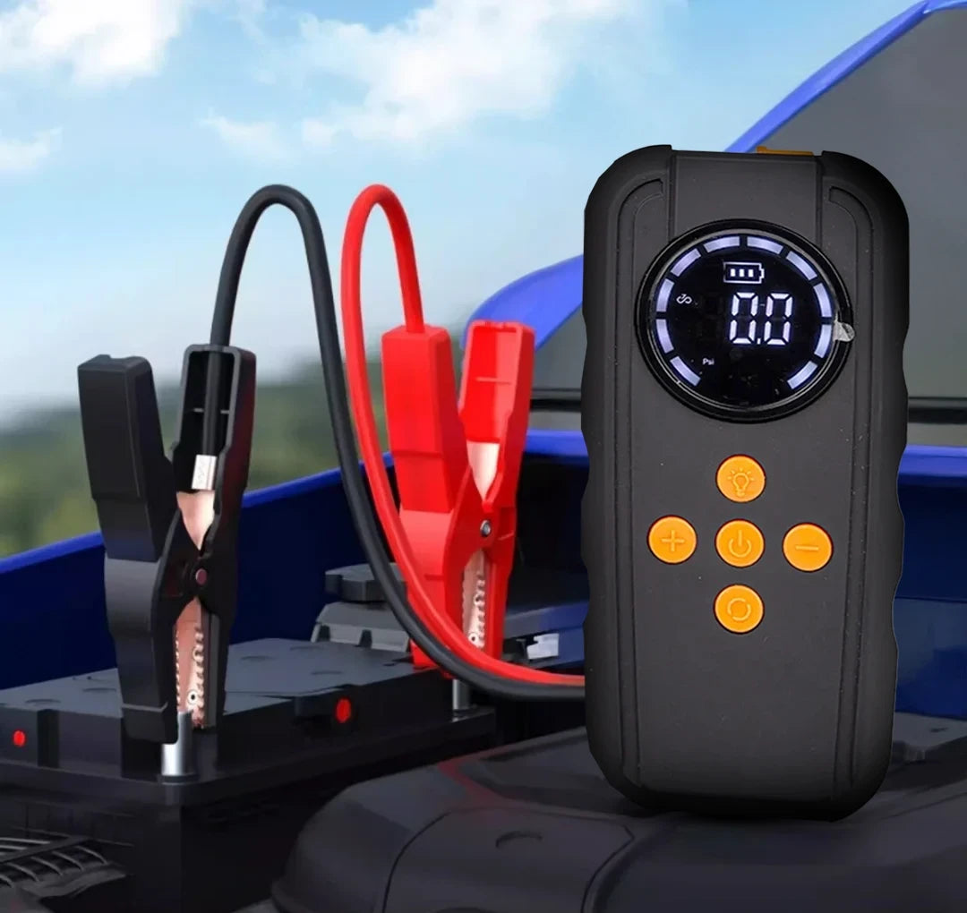 Jump Starter with Air Pump with Flashlight