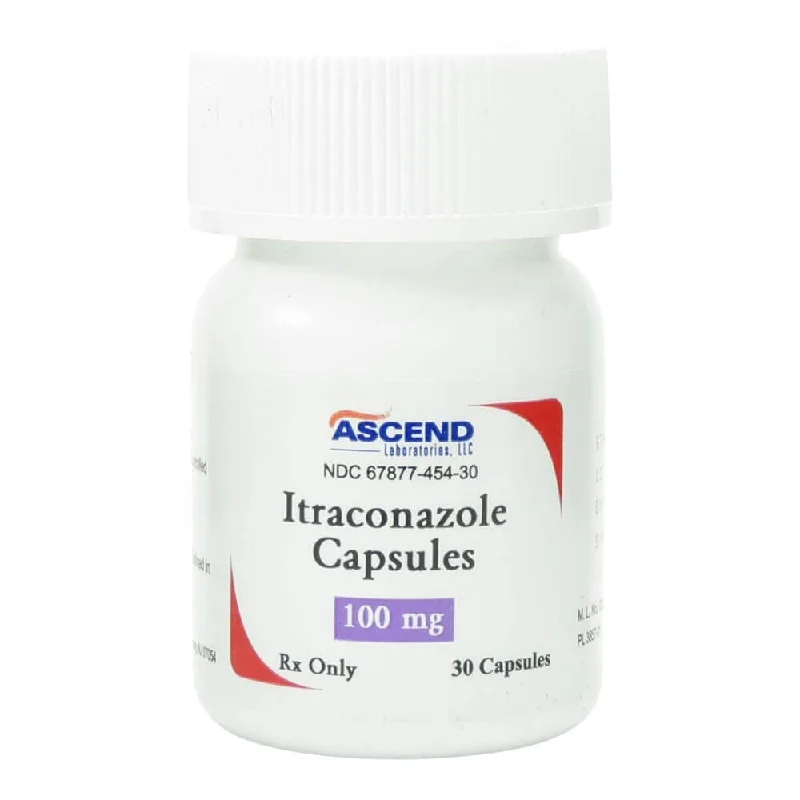 Rx Itraconazole Capsules, 100mg, 30 ct