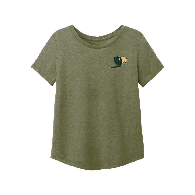 Mountain Jay Women's Tee - Heather Moss