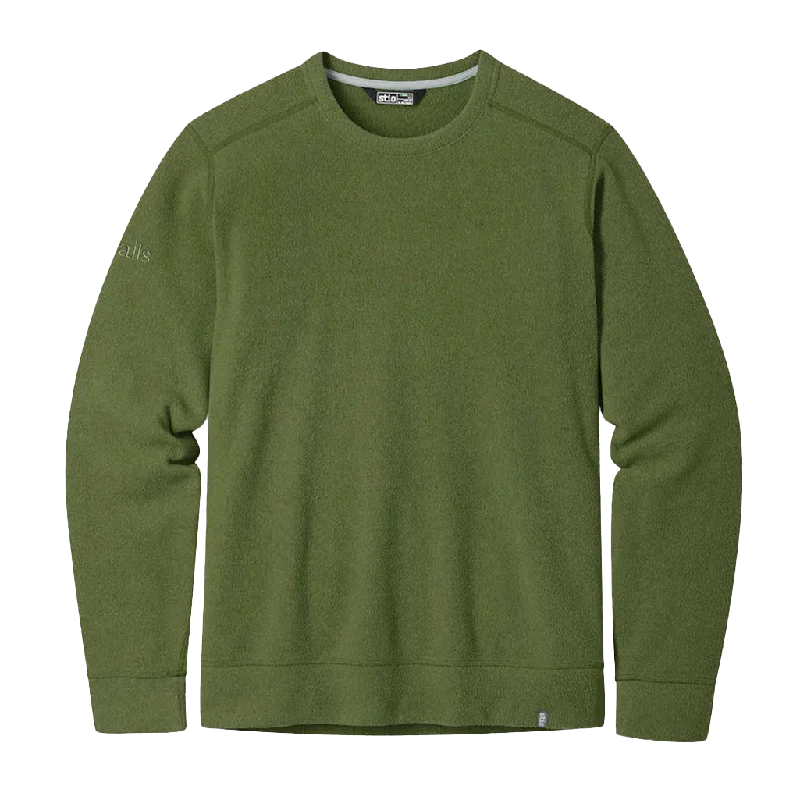 AllTrails x Stio Turpin Fleece Crew - Pine Forest