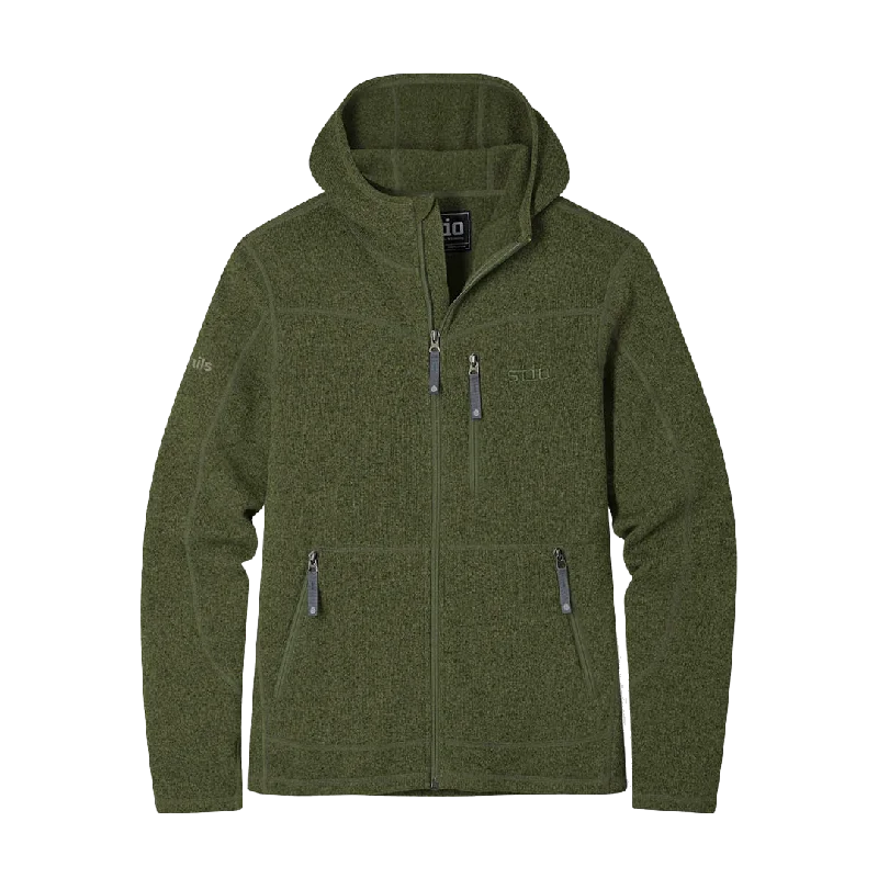 AllTrails × Stio Men's Wilcox Fleece Full Zip - Pine Forest Heather