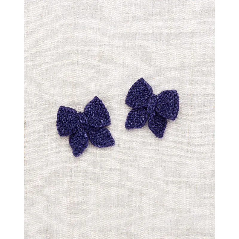 Misha and Puff Violet Baby Puff Bow Set