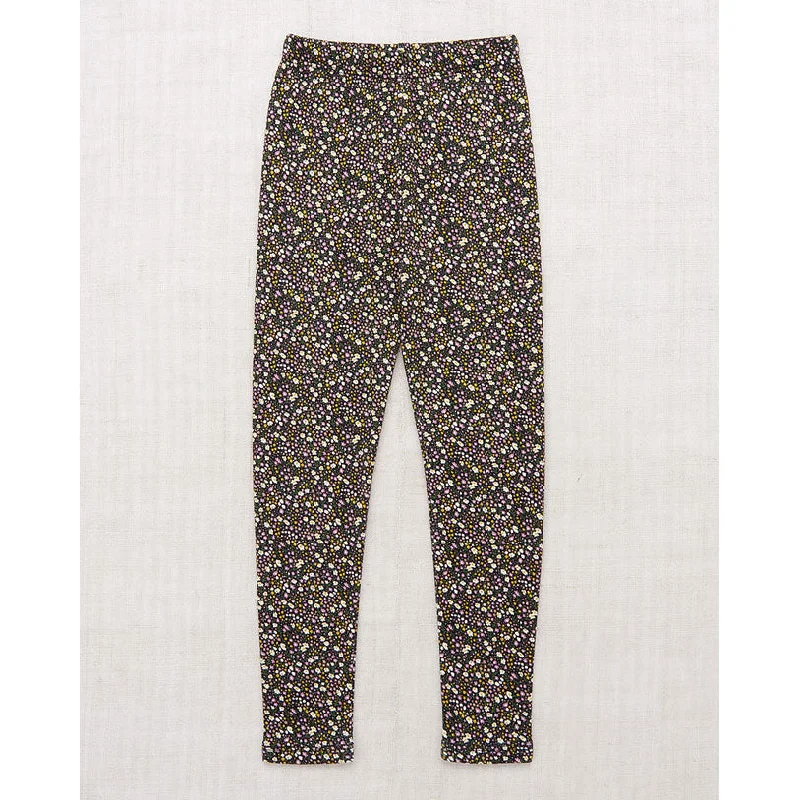 Misha and Puff Carbon/Periwinkle Mini Floral Leggings