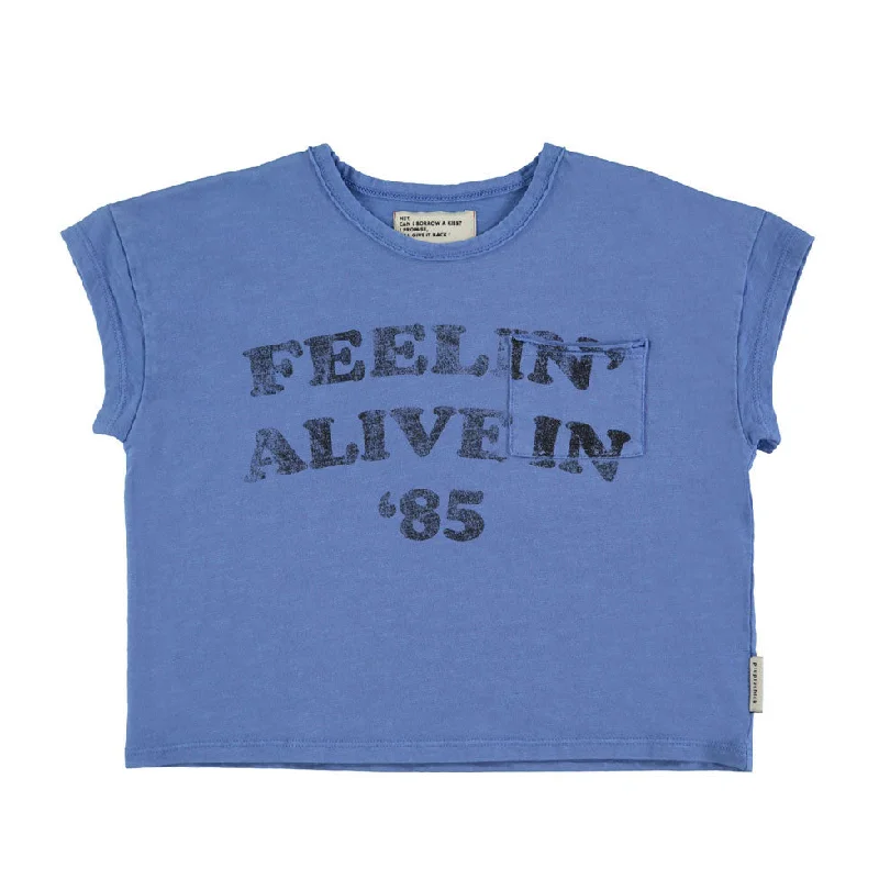 Piupiuchick Blue Feelin Alive Print Tee