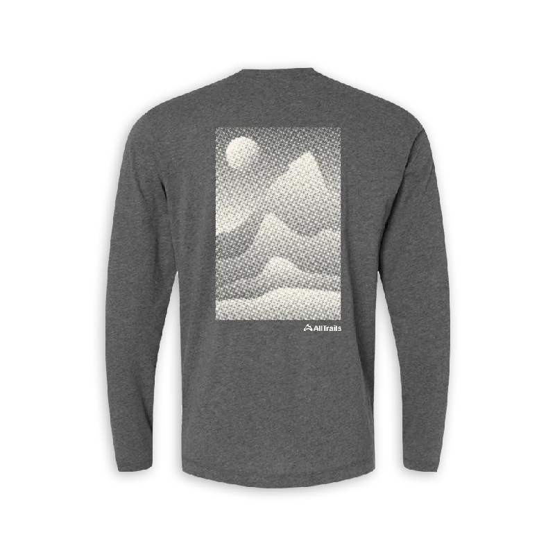 Mountain Fog Long Sleeve Tee - Heather Gray