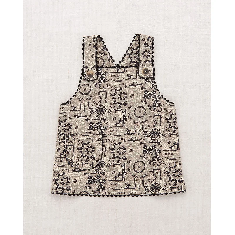 Misha and Puff Seal Gray Medallion Apron Top