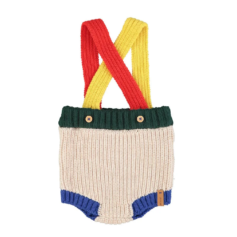 Piupiuchick Multicolor Knitted Romper