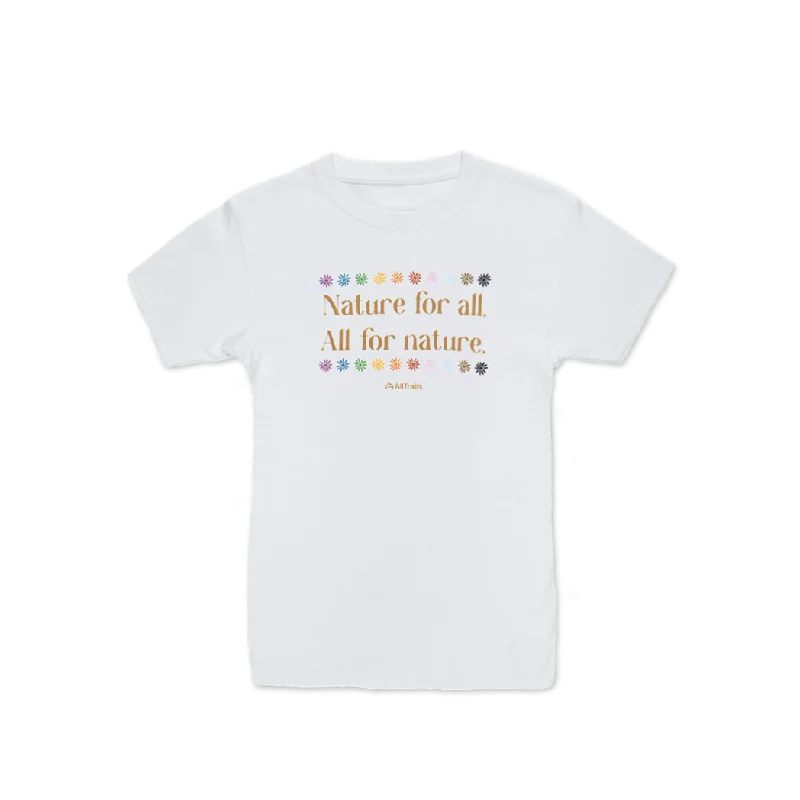 Nature for All Kids Tee - White