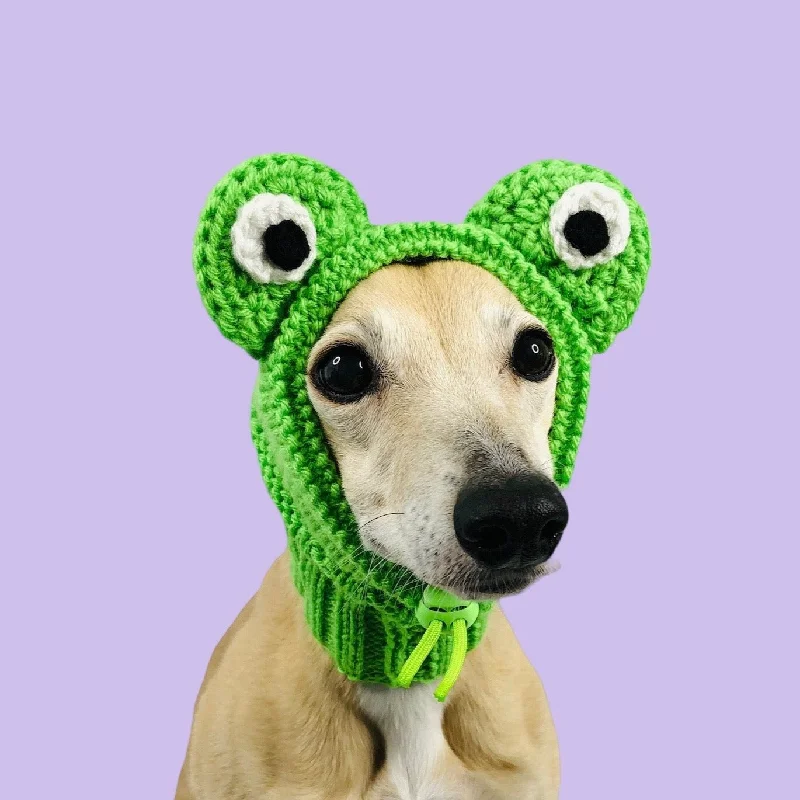 Knitted Frog Hat