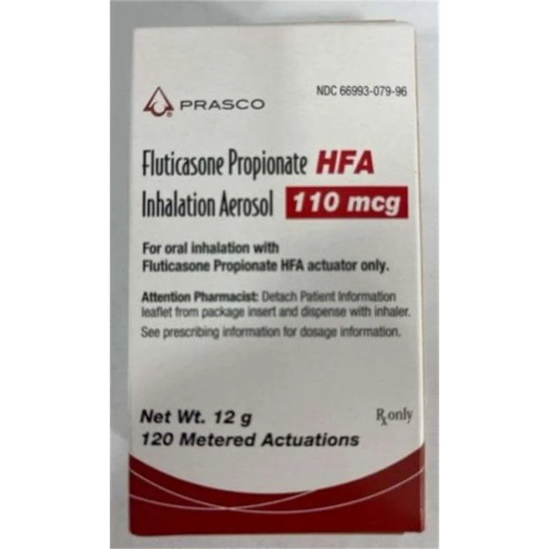 Rx Fluticasone Inhaler, 110mcg x 12gm