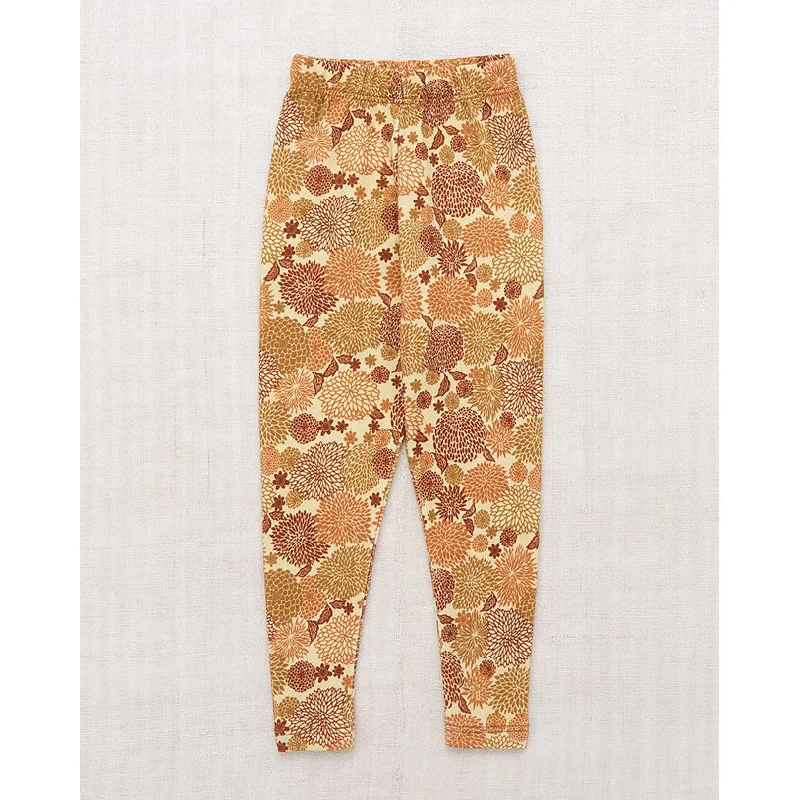 Misha and Puff Alabaster Chrysanthemum Baby Leggings