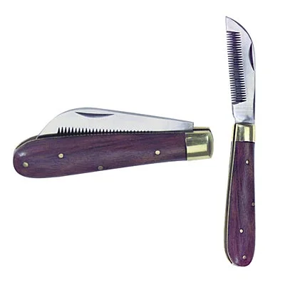 Jeffers Folding Pocket Stripping Comb for Horses