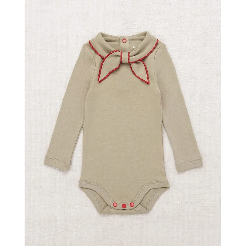 Misha and Puff Seal Gray Scout Onesie