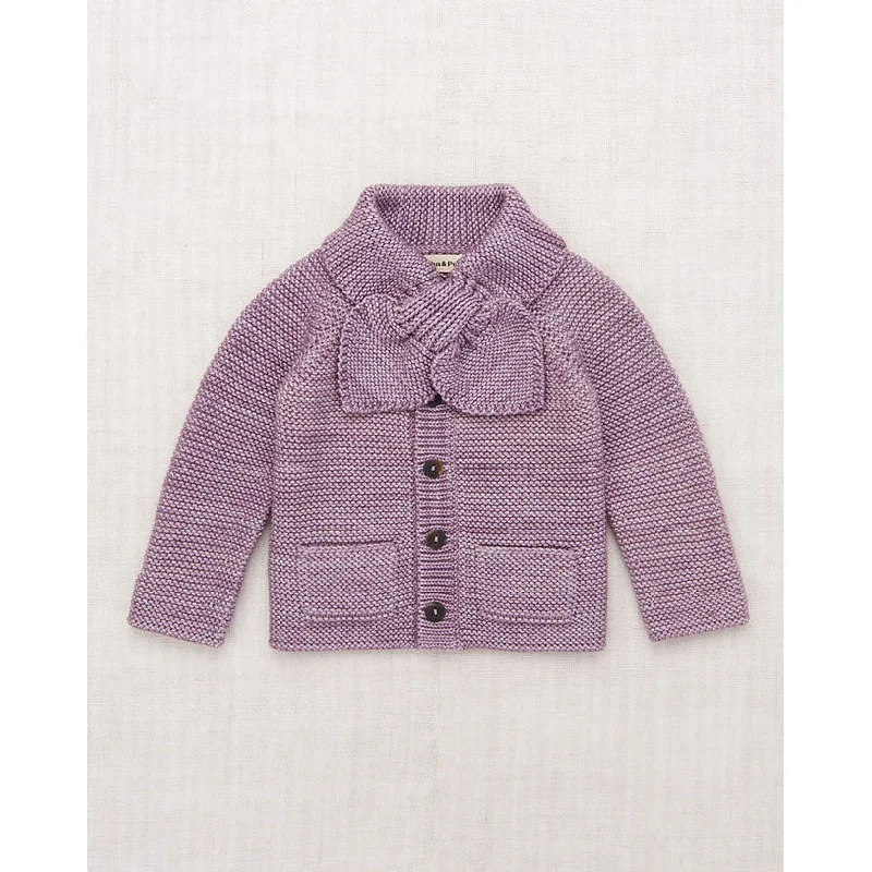 Misha and Puff Periwinkle Scout Baby Cardigan