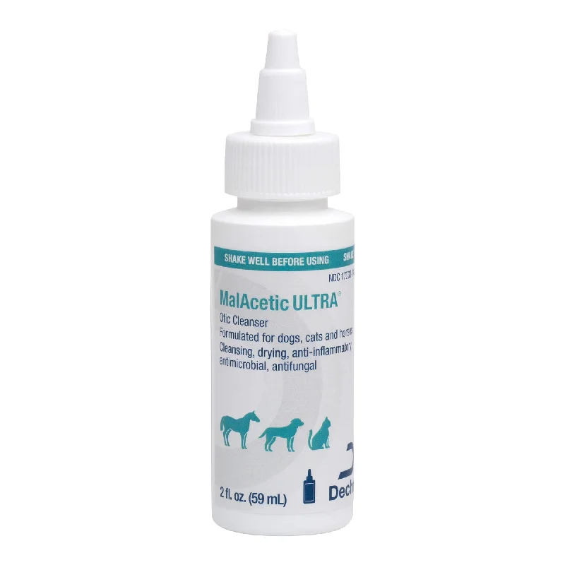 MalAcetic ULTRA Otic Cleanser for Dogs, Cats, and Horses