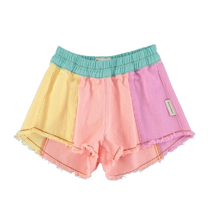 Piupiuchick Multicolor Pastels Shorts