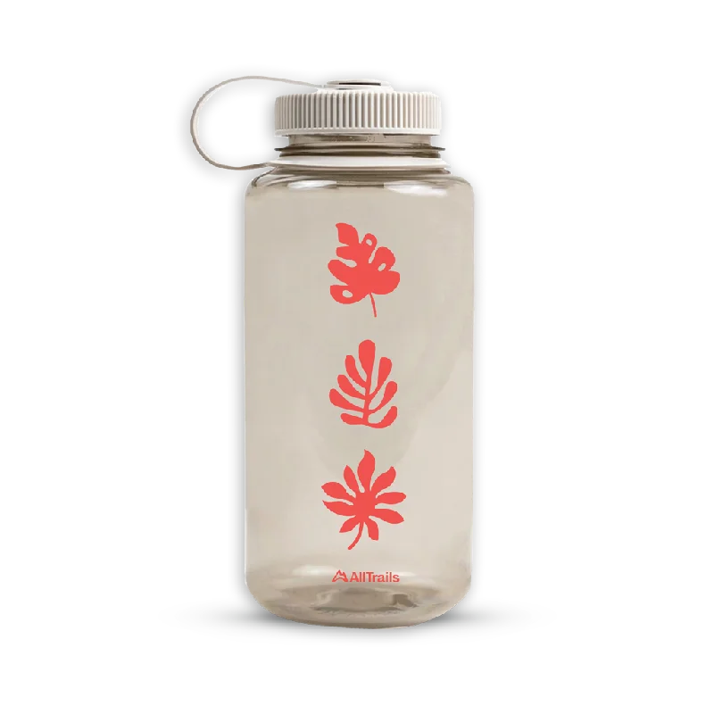 Foliage Nalgene Bottle - Clear