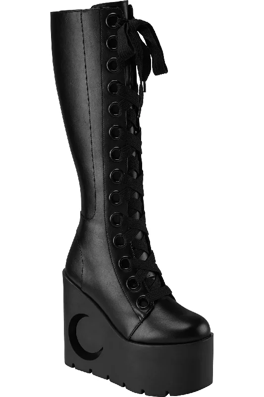 Dawn Wedge Boots - Resurrect