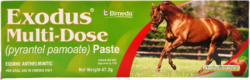 Exodus Multi-Dose Horse Dewormer Paste, 2-dose