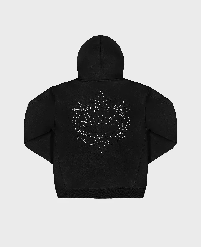 STARRY BLACK HOODIE