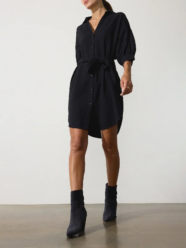 The Kate Crepe Belted Dress