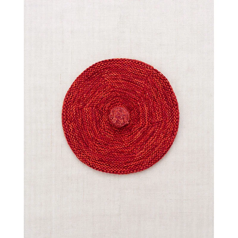 Misha and Puff Red Flame + Berry Marl Marl Beret