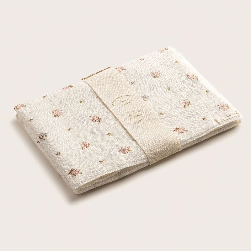 Ferne Poppy Floral Swaddle