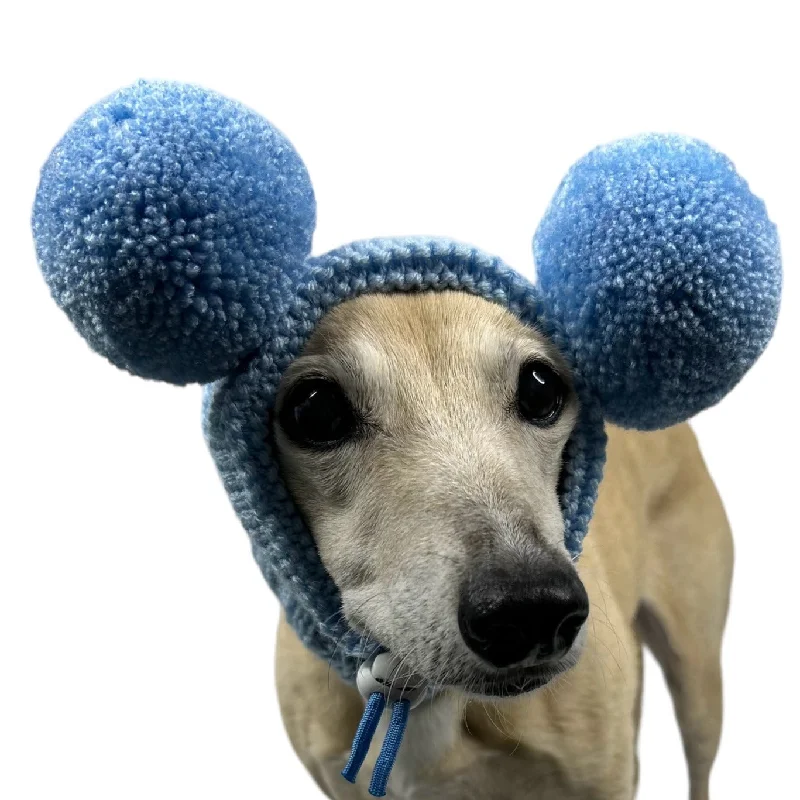 Baby Blue Pompom Hat