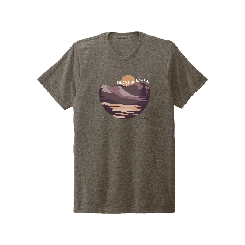 Summit Serenity Tee - Earthy Brown