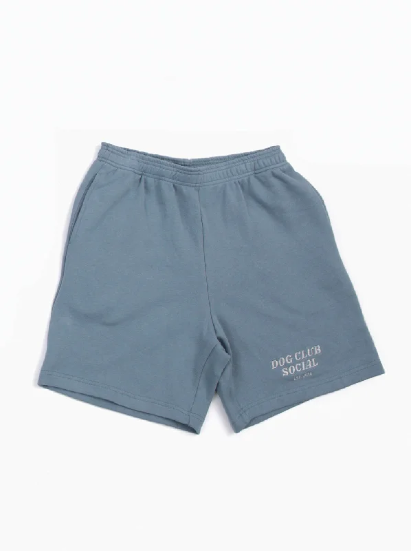 Human Embroidered Sweatshort