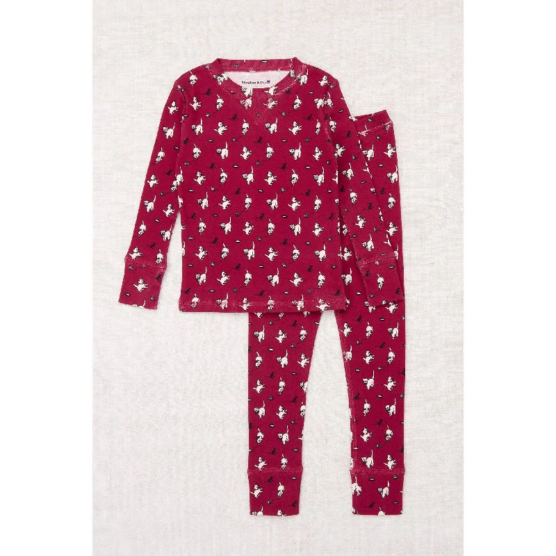 Misha and Puff Berry Little Kittens Pajama Set