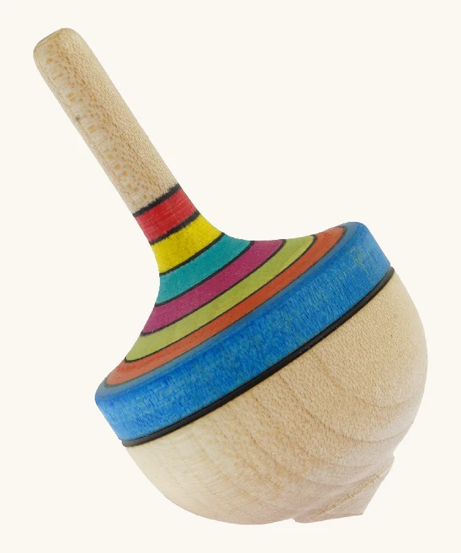 Mader Traditional Spinning Top - Rainbow Stripe